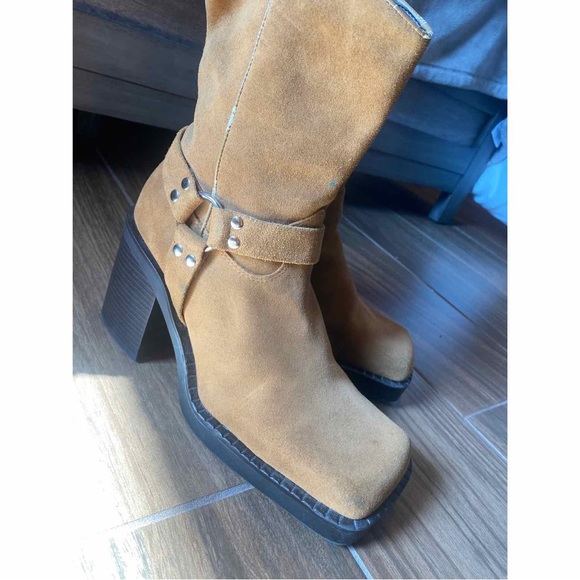 Arizona Jeans Vintage Y2K Biker Boots - Picture 3 of 7